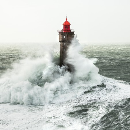 The Jument lighthouse, Finistère, Brittany
