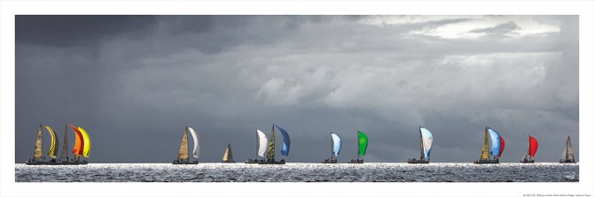 Photo Light on Spi Ouest-France regattas par Philip Plisson