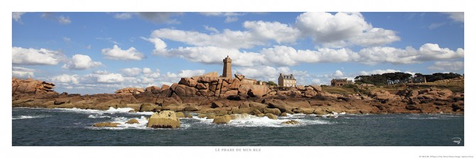 Photo Men Ruz Lighthouse, Côtes d'Armor  Northern Brittany par Philip Plisson