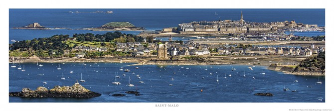 Photo Saint-Malo et le quartier Saint-Servan, Bretagne par Philip Plisson