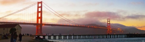 Photo Golden Gate Bridge, San Francisco - USA par Philip Plisson
