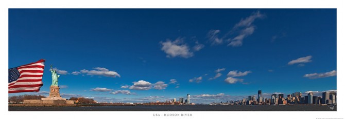 Photo Manhattan, Hudson river, New York, USA par Philip Plisson