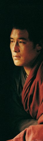 Photo Monk, Himalaya par Olivier Föllmi