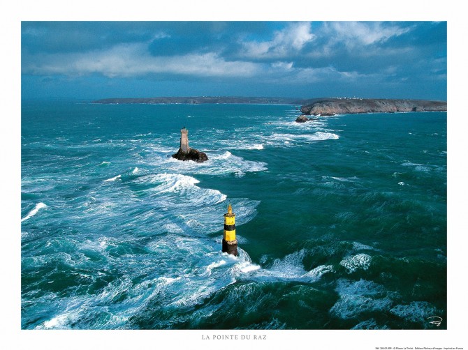 Photo Le Raz de Sein et la Pointe du Raz dans le Finistère par Philip Plisson