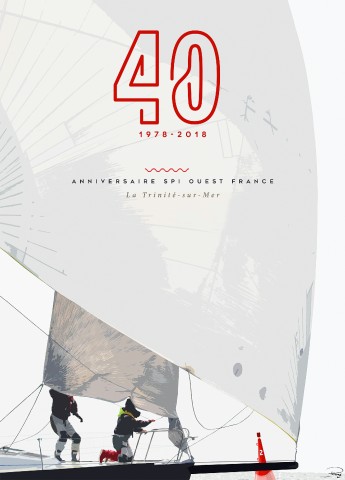 Photo Poster Spi Ouest-France for the 40th edition par Philip Plisson
