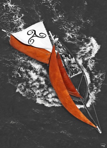 Photo Old rigging, traditional sailing par Philip Plisson