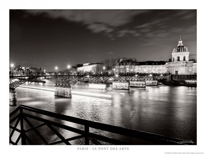 Photo Paris, Pont des Arts et Institut de France par Guillaume Plisson