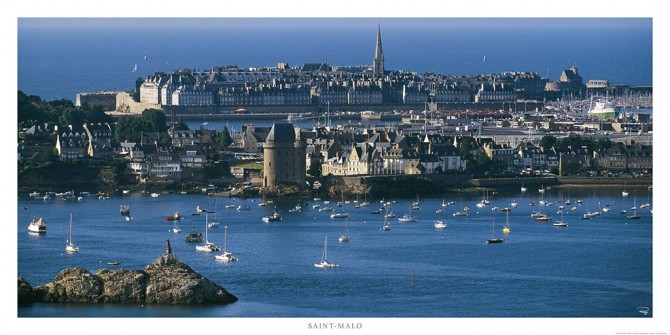 Photo Saint-Malo, cité corsaire, Ille-et-Vilaine, Bretagne par Philip Plisson