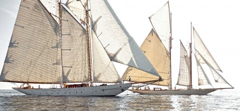 Photo Legendary sailboats, classic sails par Philip Plisson