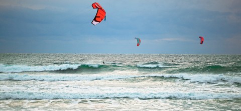 Photo Kitesurfing in Brittany par Philip Plisson
