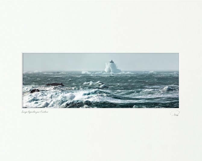 Photo Le phare du Four dans la tempête par Philip Plisson