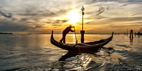 Photo Gondola in Venice, Italy par Philip Plisson