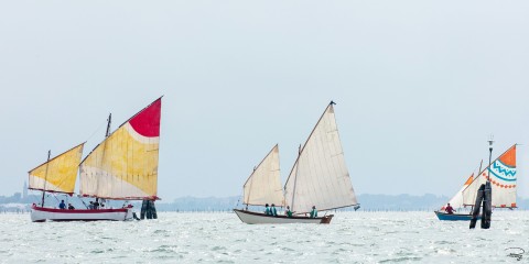 Photo Traditional sailboats on the Venice lagoon par Philip Plisson