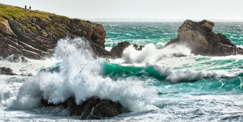 Photo Coup de vent sur la Presqu'île de Quiberon par Philip Plisson