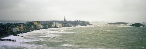 Photo Saint-Malo, tempête d'hiver par Philip Plisson
