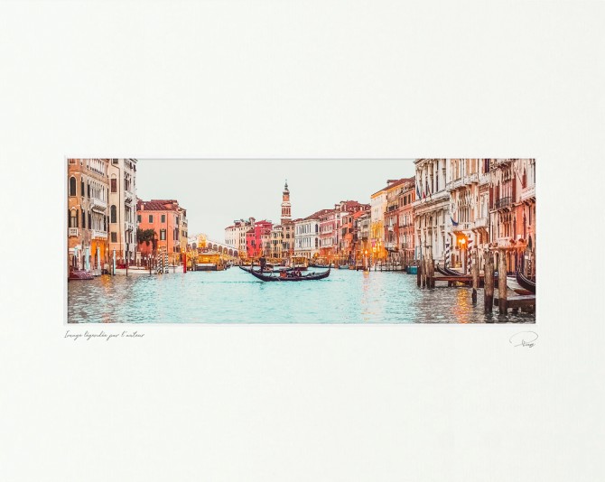 Photo Venise, le Grand Canal par Philip Plisson