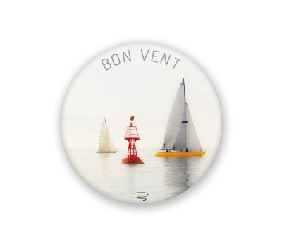 Photo Round magnet, Bon vent - Have a good trip par Philip Plisson