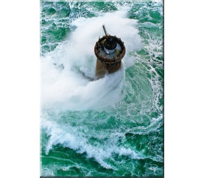 Photo Magnet, the Four lighthouse, Brittany par Philip Plisson