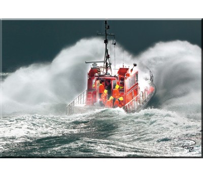 Photo Magnet, lifeboat at sea par Philip Plisson