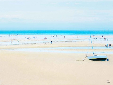 Photo La plage du Men Du à La Trinité-sur-Mer par Philip Plisson